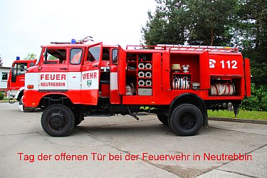 Feuerwehr Neutrebbin beim Tag der offenen Tür