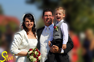 Eine wunderschöne kirchliche Hochzeit im Oderbruch.